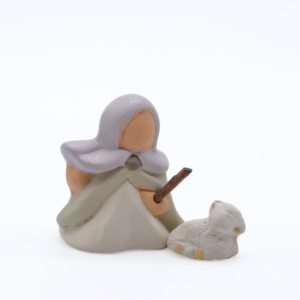 Bergère et son agneau