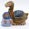 Dromadaire Bleu Métal Et Bédouin Produit Collection Nativités étables
