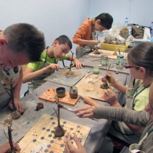 Ateliers paysages - Interventions dans les écoles - Santons Cristine Darc