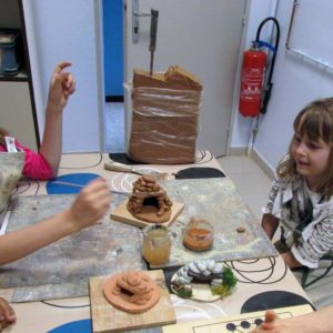 Ateliers paysages - Interventions dans les écoles - Santons Cristine Darc