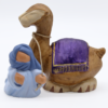 Dromadaire Violet D'egypte Et Bédouin Produit Collecion Nativités étables