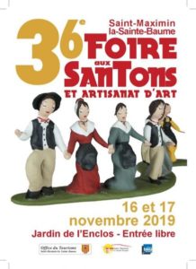 Lire la suite à propos de l’article « Salon des santonniers » à Saint Maximin la Sainte Baume (Var) – 2019