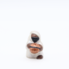Roi noir blanc nacré produit creches miniatures couleur