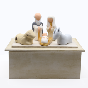 Nativité avec sa boite de présentation et de rangement