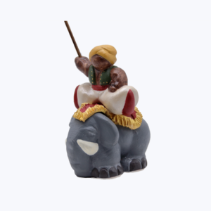 Cornac sur éléphant