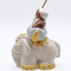 H Cornac Et éléphant Coté Collection Blanc Et Or Produits Nativités Nouveautés
