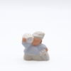 Santon Meunier Miniature Blanc Et Or Produit Nouveauté 2023 Collection Santons Miniatures